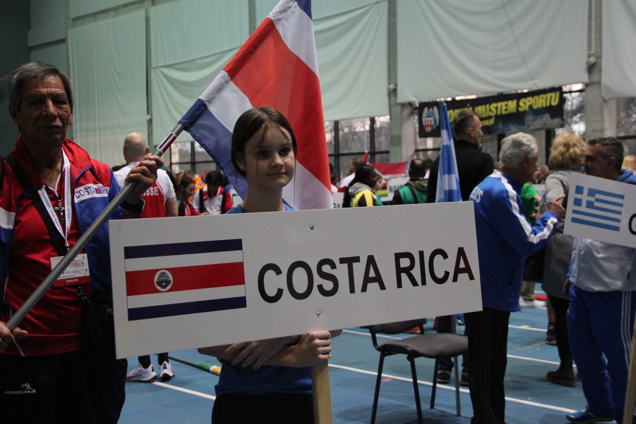 Team Costa Rica ready for Opening Ceremony. Photo by Sandy Triolo.