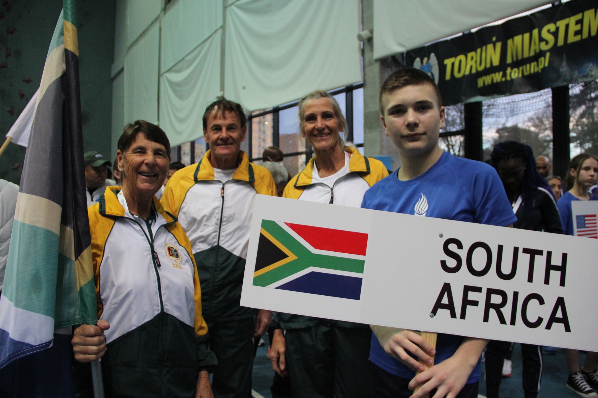 Team South Africa ready for Opening Ceremony. Photo by Sandy Triolo.