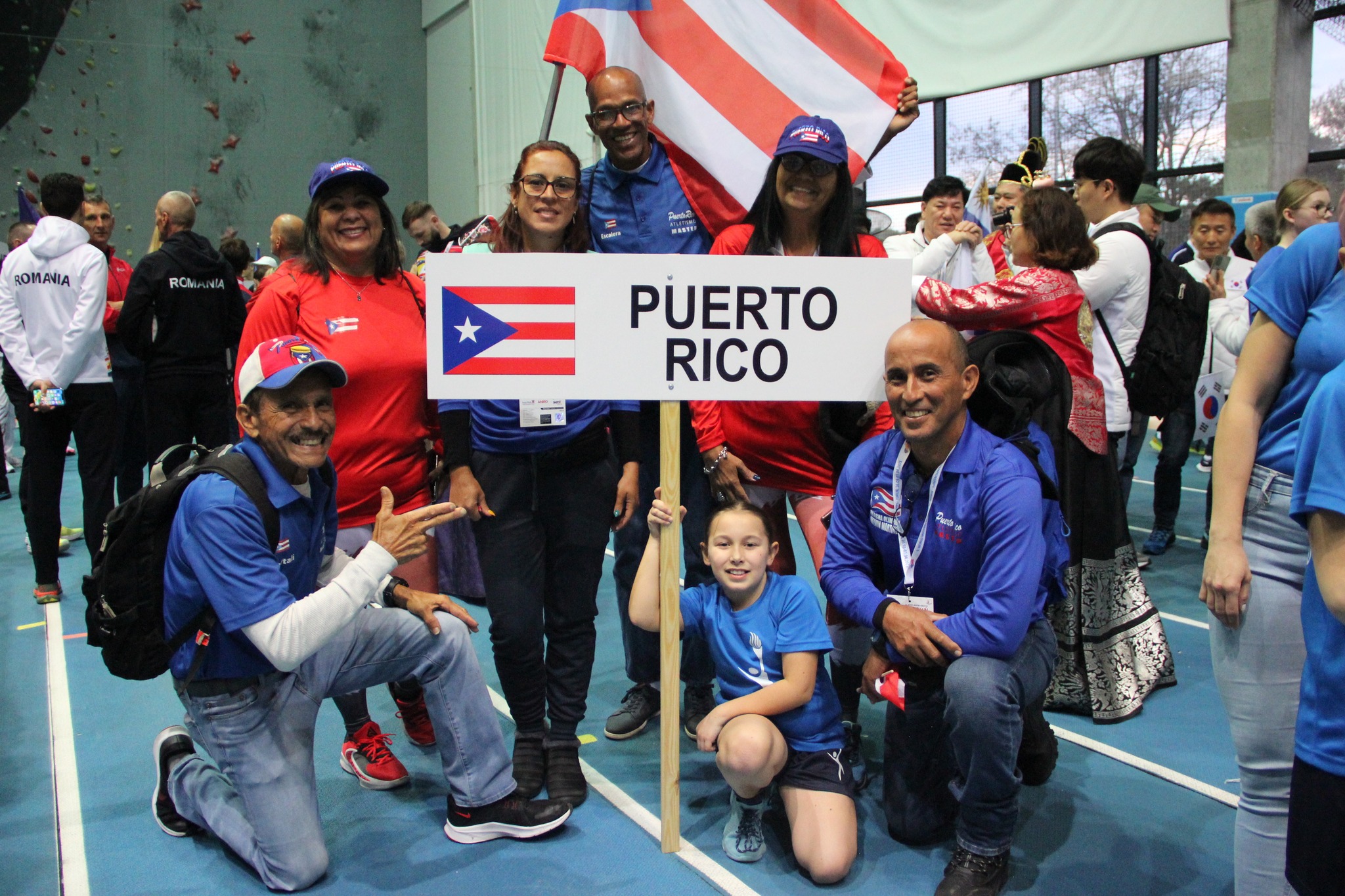 Team Puerto Rico ready for Opening Ceremony. Photo by Sandy Triolo.