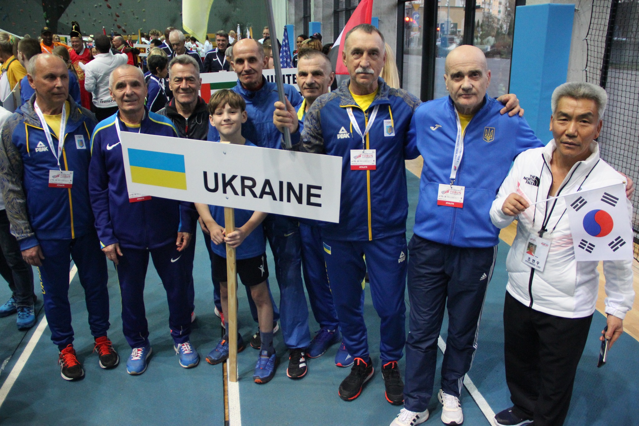 Team Ukraine ready for Opening Ceremony. Photo by Sandy Triolo.