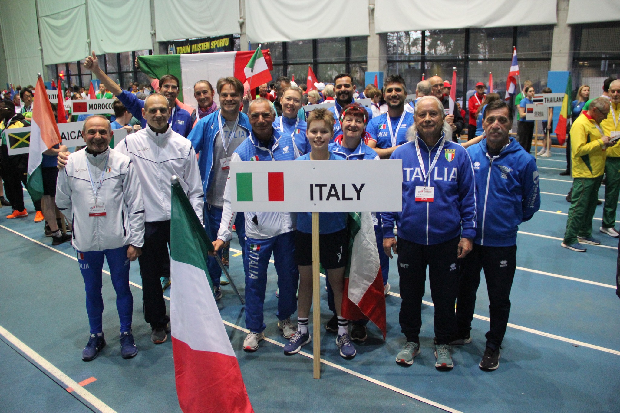 Team Italy ready for Opening Ceremony. Photo by Sandy Triolo.