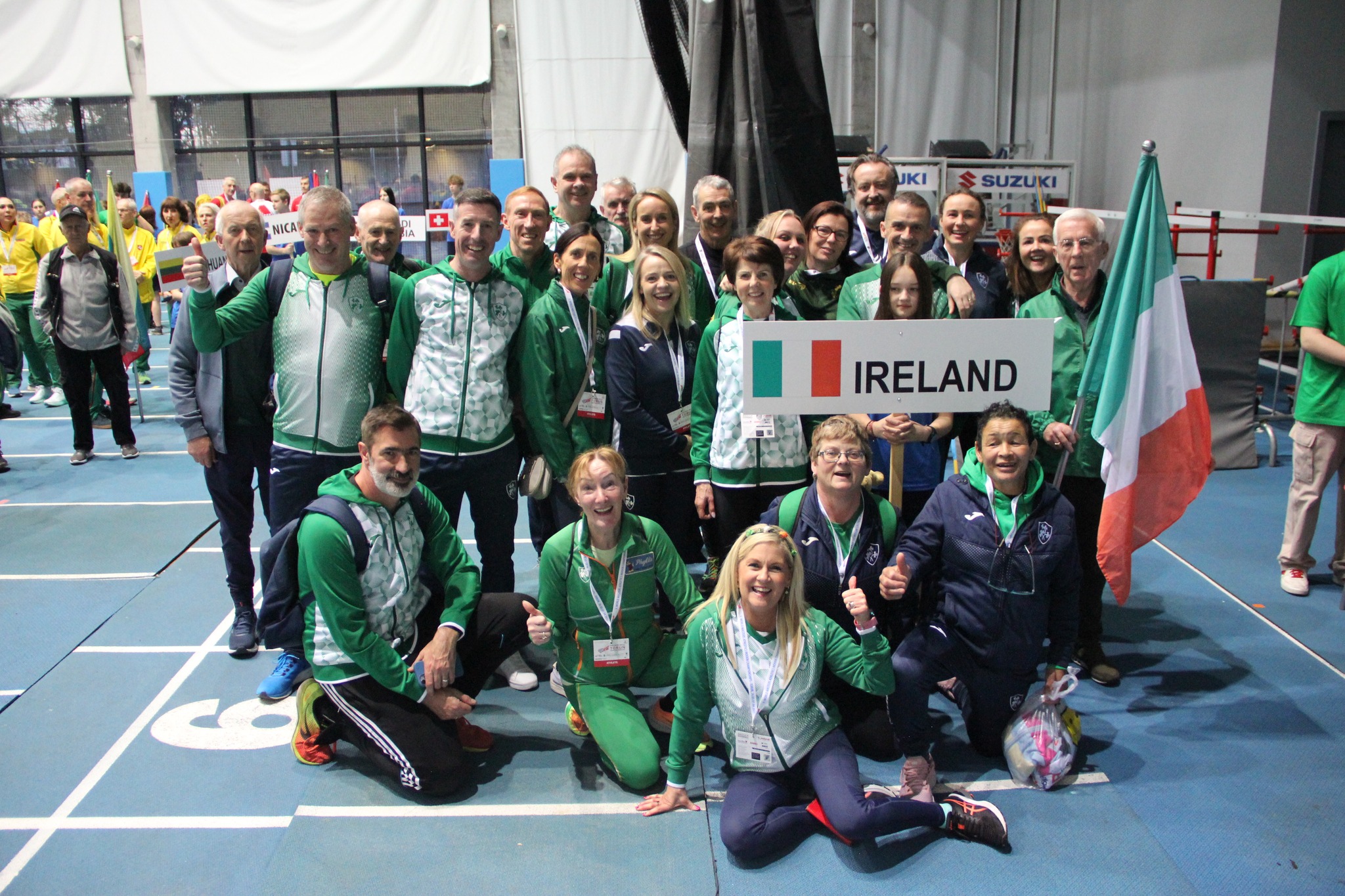 Team Ireland ready for Opening Ceremony. Photo by Sandy Triolo.