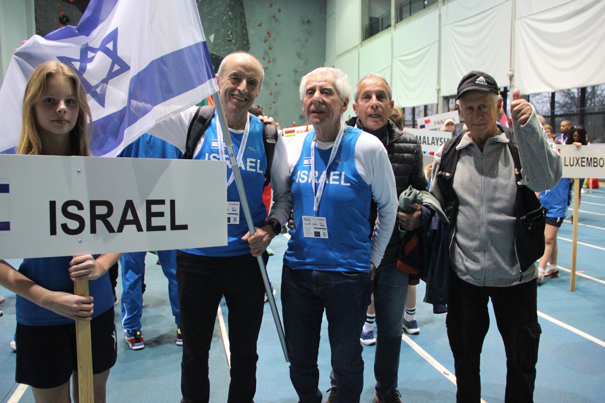 Team Israel ready for Opening Ceremony. Photo by Sandy Triolo.