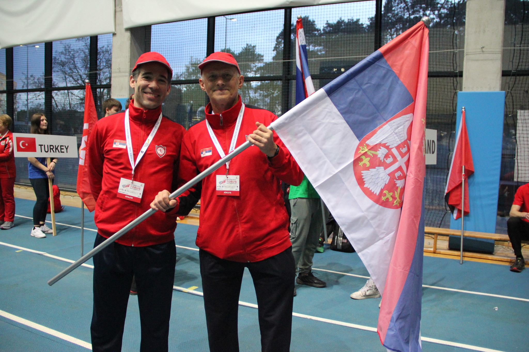 Team Serbia ready for Opening Ceremony. Photo by Sandy Triolo.