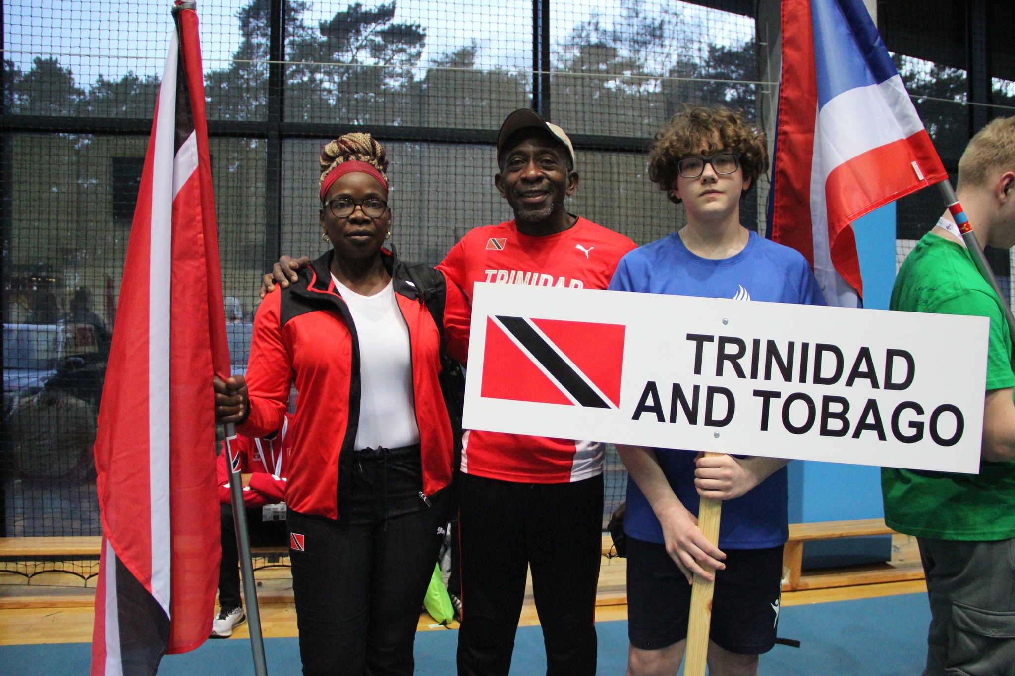 Team Trinidad and Tobago ready for Opening Ceremony. Photo by Sandy Triolo.