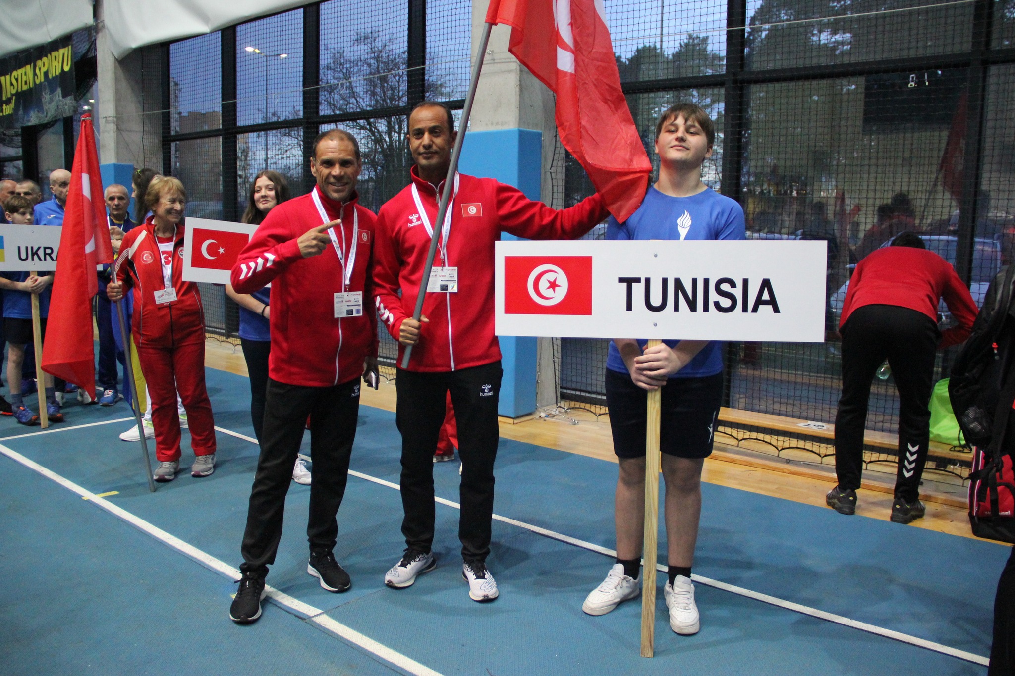 Team Tunisia ready for Opening Ceremony. Photo by Sandy Triolo.