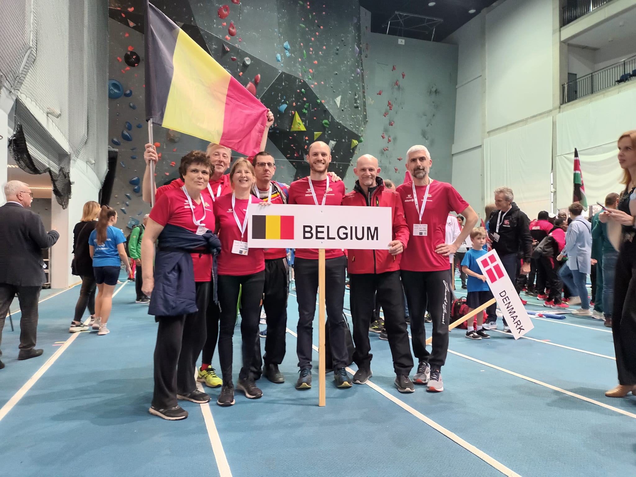Team Belgium ready for Opening Ceremony. Photo by Sandy Triolo.